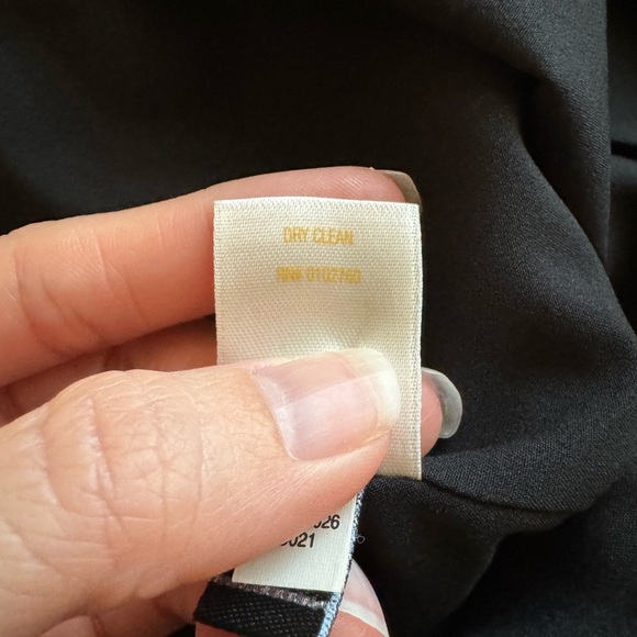 Kate Spade Black Sleeveless Bow Waist Sheath Dress Size 4 - Picture 9 of 9